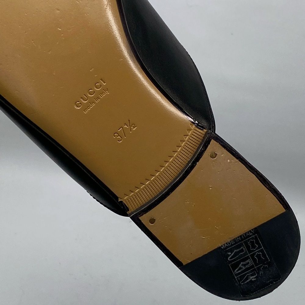 Gucci Princetown Leather Mules size 37.5 - Picture 13 of 14